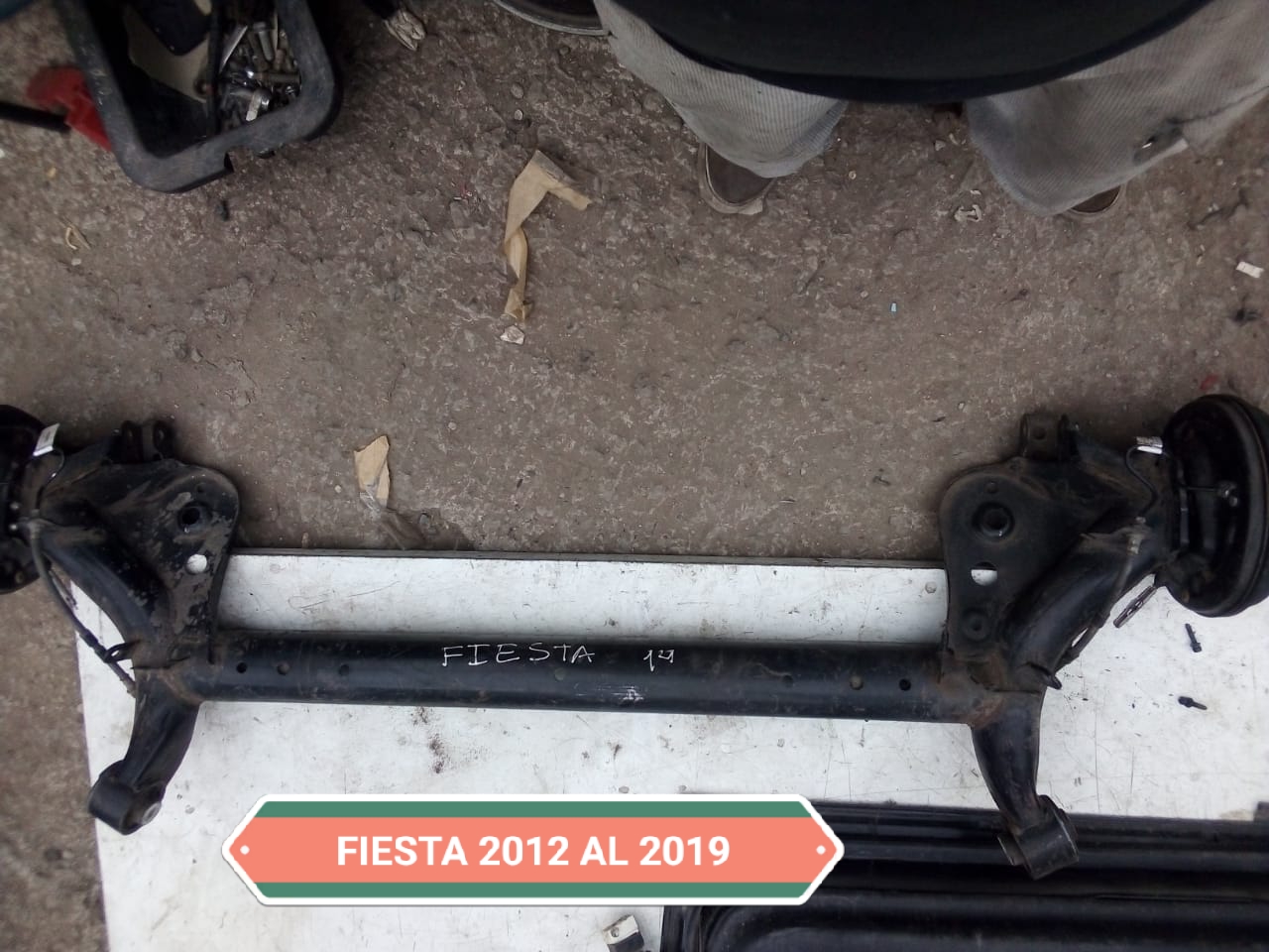 PUENTE POSTERIOR FORD FIESTA 2012 AL 2019